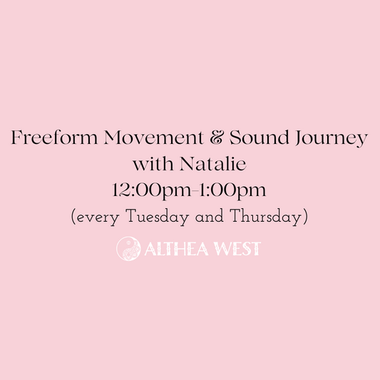 Freeform Movement and Sound Journey with Natalie