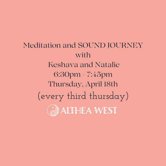 Third Thursday Sound Journey and Meditation (Donation Based Class)